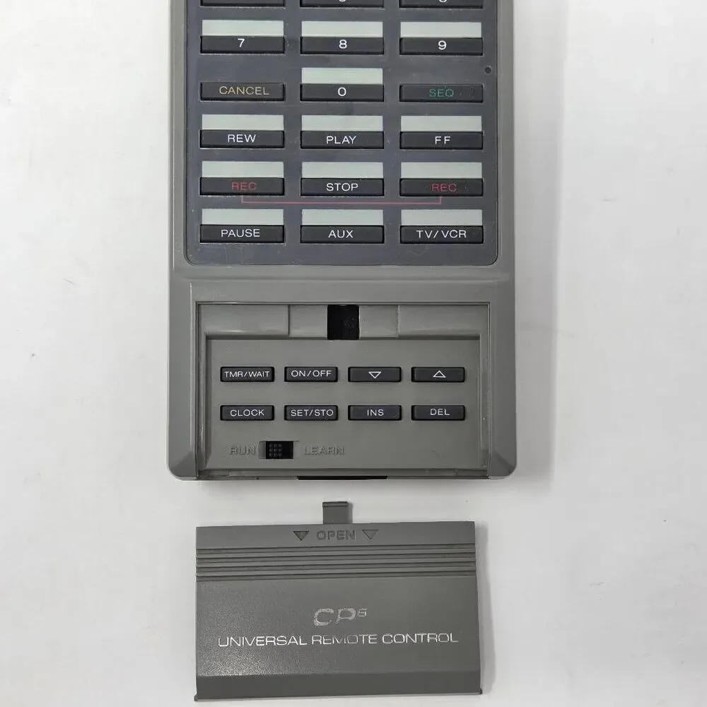 VINTAGE MEMOREX CP6 UNIVERSAL REMOTE CONTROL GRAY RETRO